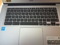 Die Tastatur des Chromebooks