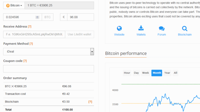 Bitcoin auf LiteBit kaufen