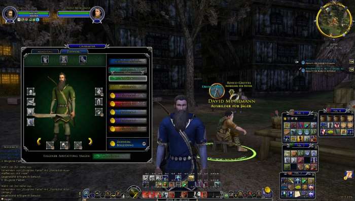 Screenshot aus Herr der Ringe Online: mein neuer Charakter